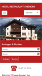 Mobile Screenshot of hotel-emshorn.ch